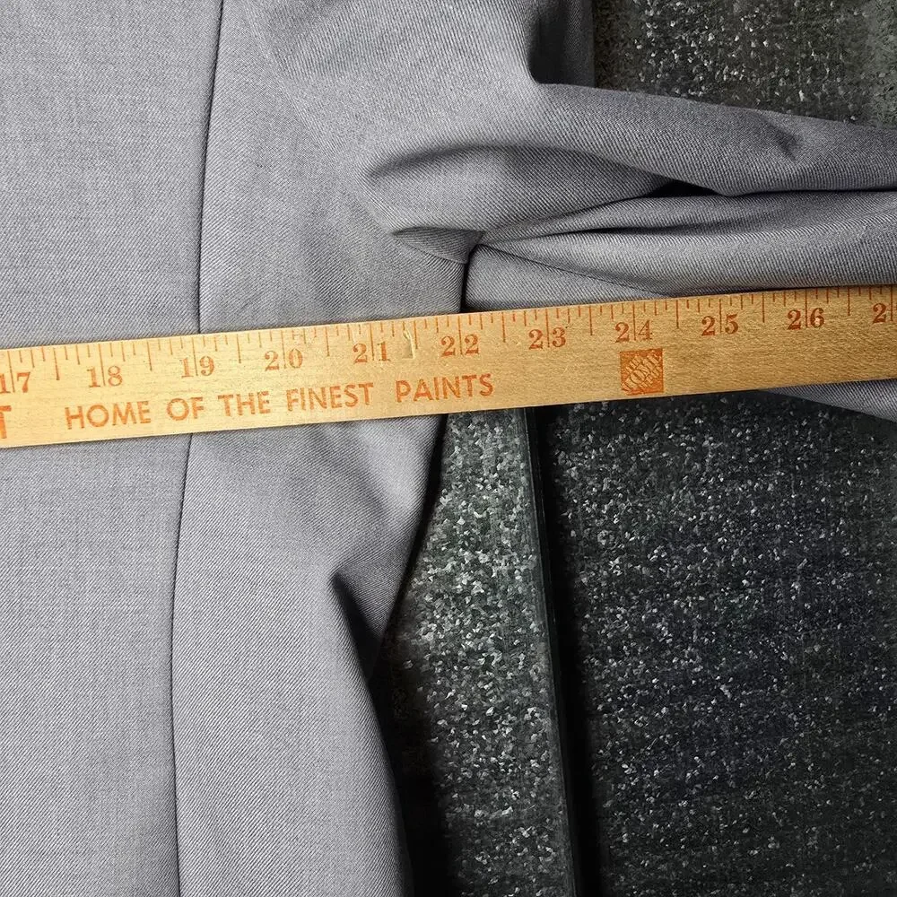 Wehilion Men's Light Gray Sport Coat Blazer XL 2 Button Notch Lapel Suit Jacket